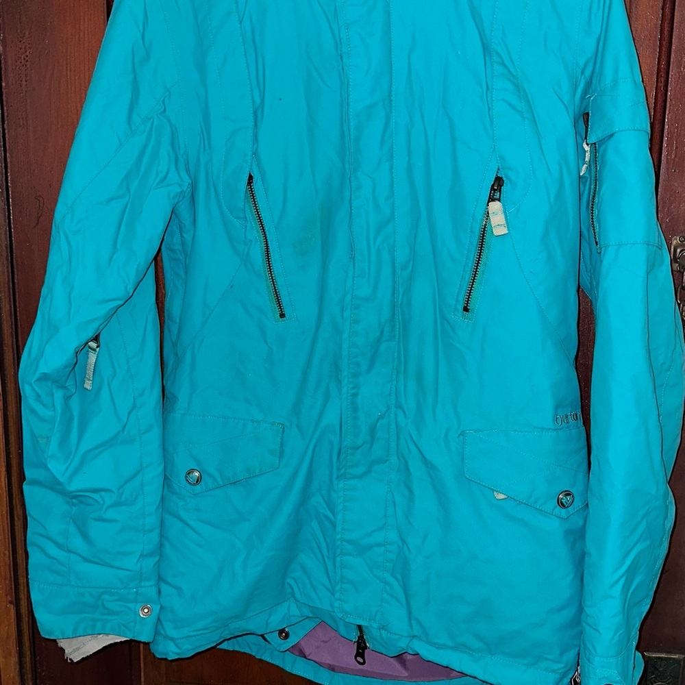 Burton Teal and Purple Patterned Jacket